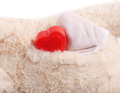 Snuggle Heartbeat Bear with Warmth Pack: Providing The Ultimate Transition for Puppies from the breeder to their Fur-Ever Home- Single