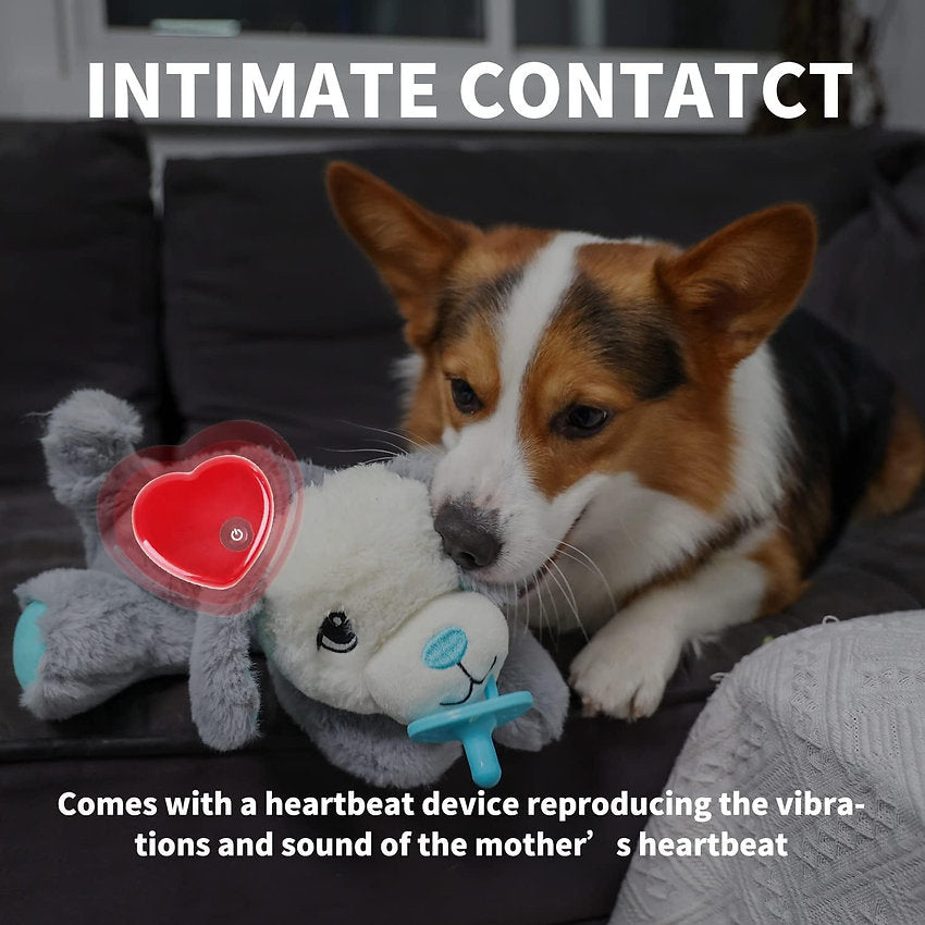Soothing Heartbeat Toy for Puppies with pacifier and warmer- Single