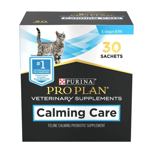 Purina Pro Plan Veterinary Supplements Calming Care for Cats – Probiotic Stress & Anxiety Support Powder