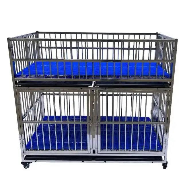 Puppy Playpen with Adjustable Floor, Wheels, and Hygiene Features